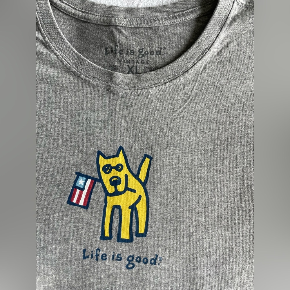 Life is Good Casual Dog tee